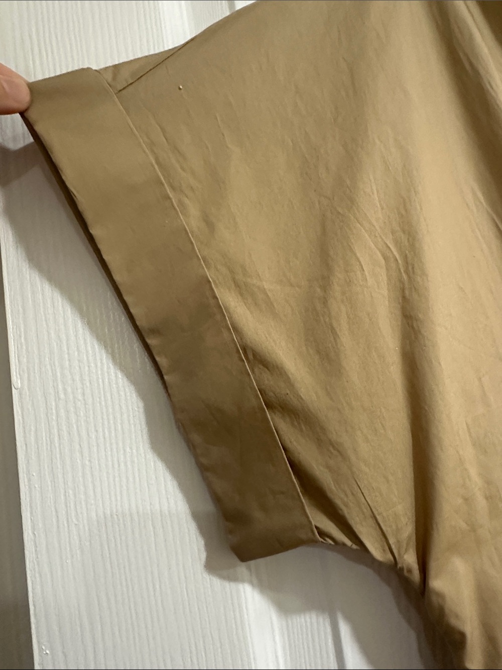 Banana Republic Tan Midi Button-Front Dress - Picture 3 of 4